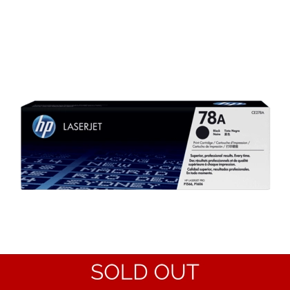 HP 78A Black Original LaserJet Toner Cartridge